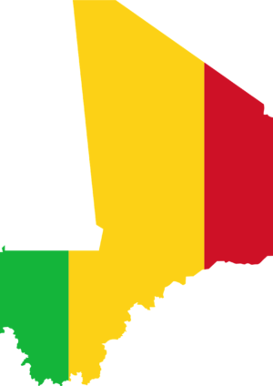 Une carte du Mali