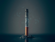 Cigarette brûlant.
